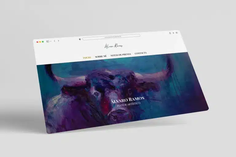 Álvaro Ramos Pintor - diseño web Sevilla