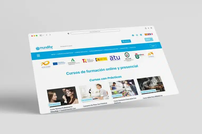 Mundifor Formación - diseño web Sevilla