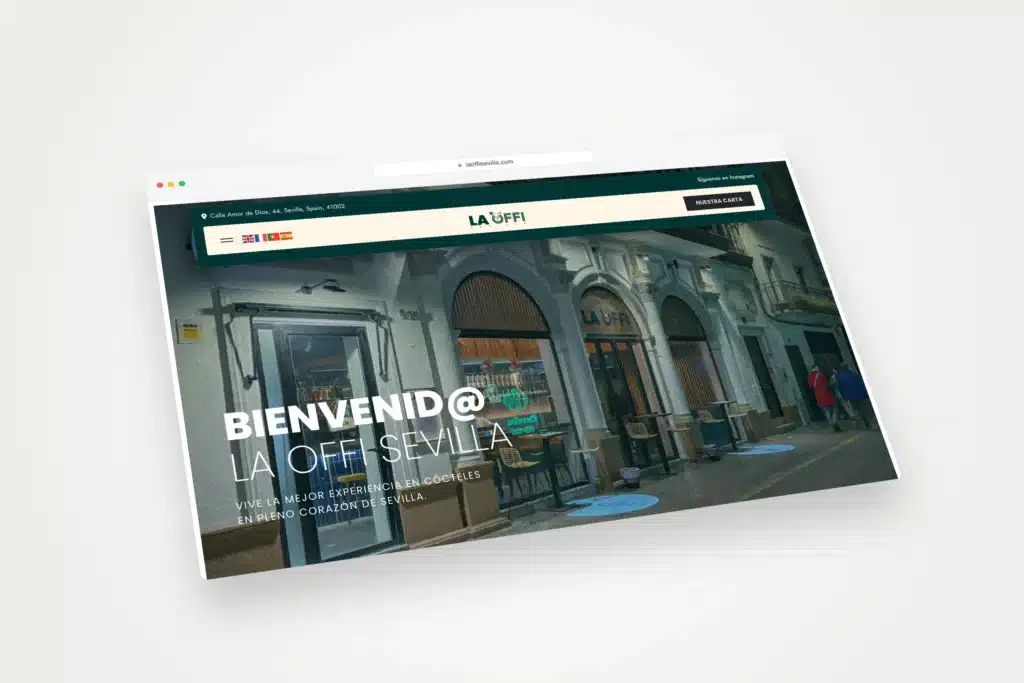 Web nueva de La Offi Sevilla, diseño web Sevilla