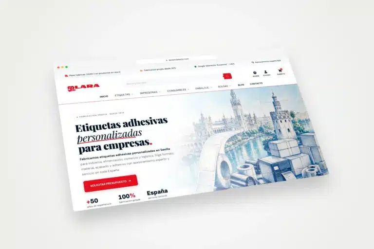 Lara Andalucía - diseño web Sevilla