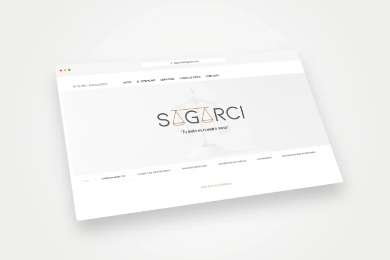 Sagarci Abogados - diseño web Sevilla