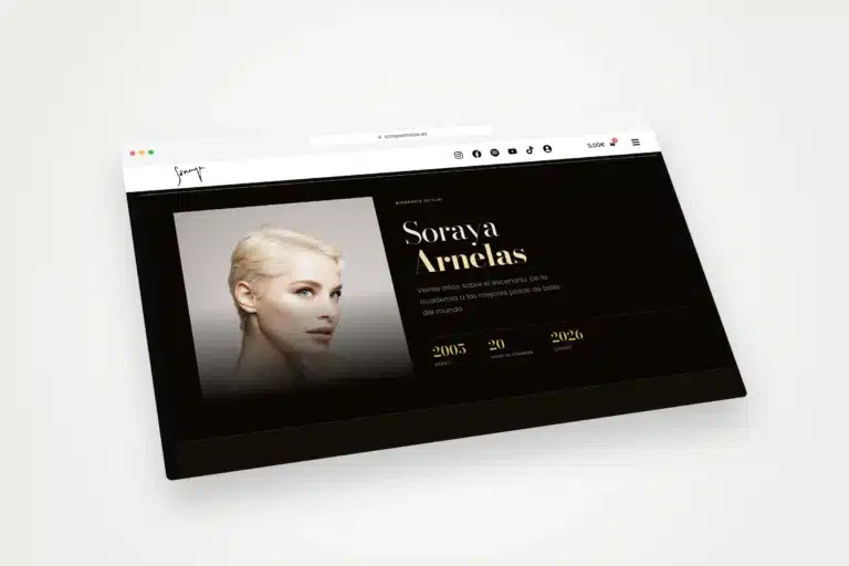 Soraya Arnelas - diseño web Sevilla