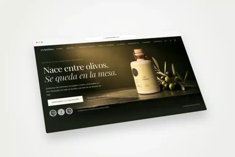 Aceites La Matilla - diseño web Sevilla